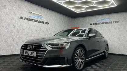 Used Audi A8 S-Line 340 HP (250 kW) 2019 Grey Sedan