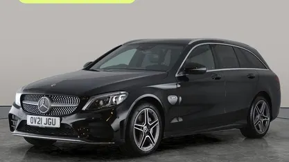 Used 2021 Mercedes C300e AMG line Estate | £18,404 (Good price)