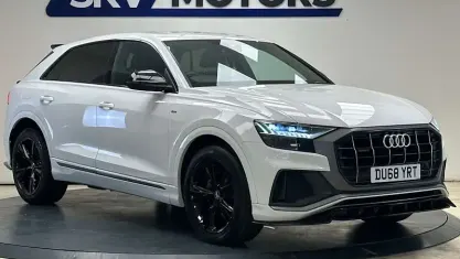 Used Audi Q8 S-Line 286 HP (210 kW) 2018 White SUV