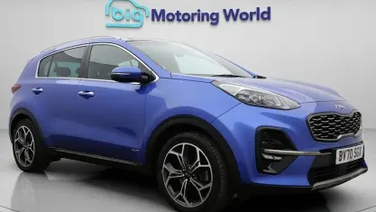 Used Kia Sportage GT-Line S 177 HP (130 kW) 2021 Blue SUV