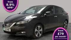 Black Used 2021 Nissan Leaf N-Connecta Hatchback | £7,343 (Fair price)