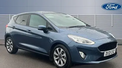 Used Ford Fiesta Trend 95 HP (69 kW) 2021 Blue Hatchback