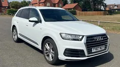 White Used 2018 Audi Q7 S-Line SUV | £25,999 (Fair price)