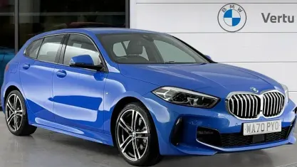 Used BMW 118 M Sport 140 HP (102 kW) 2020 Blue Hatchback