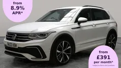 White Used 2022 VW Tiguan R-line SUV | £26,122 (Fair price)