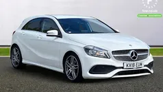 White Used 2018 Mercedes A160 AMG line Hatchback | £14,099 (Fair price)