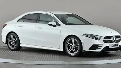 Used Mercedes A200 AMG line 150 HP (110 kW) 2021 White Sedan