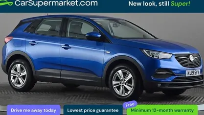 Used Vauxhall Grandland X 131 HP (96 kW) 2019 Blue SUV