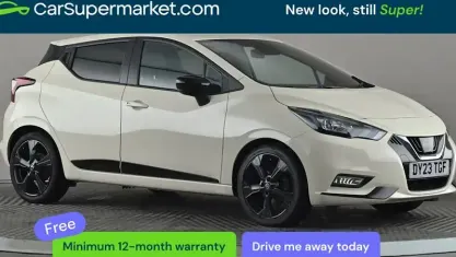 Begagnad Nissan Micra 92 HK (67 kW) 2022 Vit Halvkombi