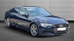 Firmament blue Used 2021 Audi A6 Black Edition Sedan | £27,995 (Fair price)