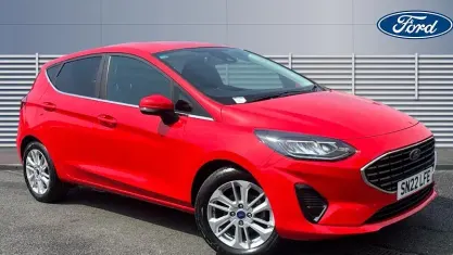 Used Ford Fiesta Titanium 125 HP (91 kW) 2022 Red Hatchback