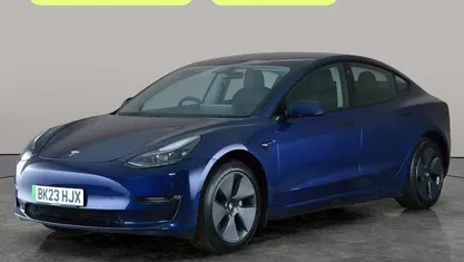 Used Tesla Model 3 Long Range AWD 366 kW (498 HP) 2023 Blue Sedan
