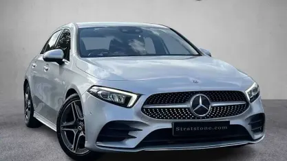 Used Mercedes A220 AMG line 190 HP (139 kW) 2019 Silver Hatchback