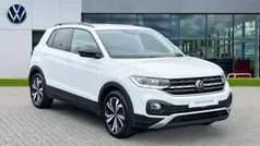 White Used 2022 VW T-Cross Black Edition SUV | £14,452 (Fair price)
