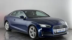 Blue Used 2018 Audi A5 S-Line Coupe | £13,600 (Fair price)