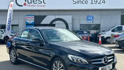 Used Mercedes C220 Premium 170 HP (125 kW) 2016 Black Sedan