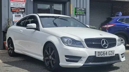 Used Mercedes C220 Sport Edition 170 HP (125 kW) 2014 White Coupe