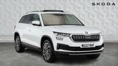 Moon white metallic Used 2022 Skoda Kodiaq SE L Executive SUV | £26,911 (Fair price)