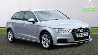 Used Audi A3 Sportback 150 HP (110 kW) 2019 Silver Hatchback