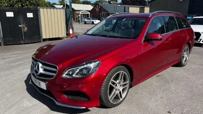 Used Mercedes E350 AMG 252 HP (185 kW) 2014 Red Estate