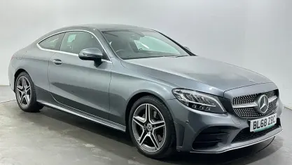 Used Mercedes C200 AMG line 184 HP (135 kW) 2018 Grey Coupe