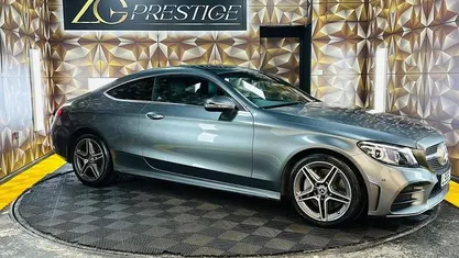 Used Mercedes C300 AMG Line Premium 258 HP (189 kW) 2019 Grey Coupe