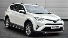 White Used 2017 Toyota RAV4 Hybrid SUV | £16,891 (Fair price)