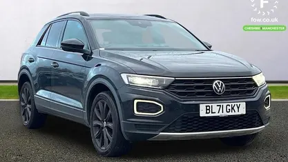 Black Used 2021 VW T-Roc Black Edition SUV | £17,599 (Fair price)