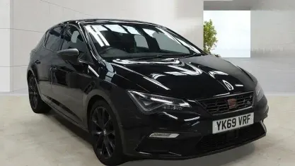 Used Seat Leon Black Edition 150 HP (110 kW) 2019 Black Hatchback
