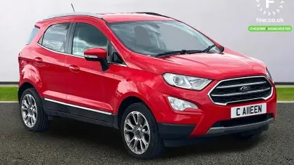Usado Ford Ecosport Titanium 101 CV (74 kW) 2018 Rojo SUV