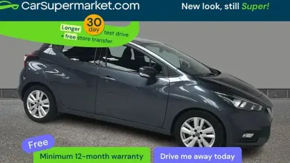 Usata Nissan Micra Acenta 101 CV (74 kW) 2019 Grigio Utilitaria