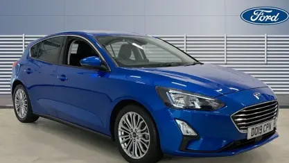 Used Ford Focus Titanium X 125 HP (91 kW) 2019 Blue Hatchback