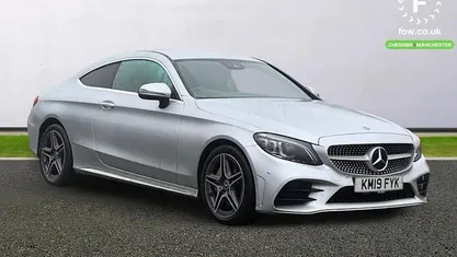 Silver Used 2019 Mercedes C300 AMG Line Premium Coupe | £18,699 (Fair price)