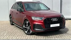 Matador red metallic Used 2021 Audi Q7 Black Edition SUV | £37,950 (Fair price)