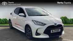 White Used 2021 Toyota Yaris Hybrid Design Hatchback | £16,777 (Fair price)
