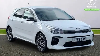 Begagnad Kia Rio GT-Line 120 HK (88 kW) 2019 Vit Halvkombi