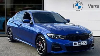 Used BMW 320 M Sport 184 HP (135 kW) 2022 Blue Sedan