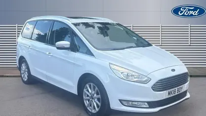 Käytetty Ford Galaxy Titanium X 150 HP (110 kW) 2018 Valkoinen Tila-auto