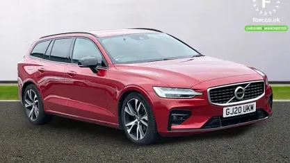 Used Volvo V60 R-Design 190 HP (139 kW) 2020 Red Estate