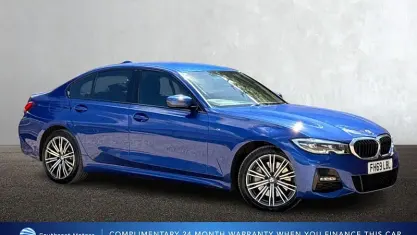 Used BMW 330e M Sport 292 HP (214 kW) 2020 Blue Sedan