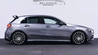 Begagnad Mercedes A35 AMG Executive 306 HK (225 kW) 2022 Grå Halvkombi