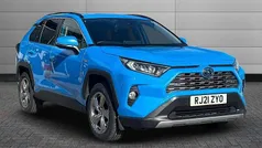 Obsidian blue Used 2021 Toyota RAV4 Hybrid Design SUV | £24,901 (Good price)