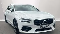 614 ice white Used 2019 Volvo V90 R-Design Estate | £18,490 (Fair price)