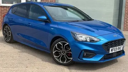 Used Ford Focus ST-Line X 125 HP (91 kW) 2019 Blue Hatchback