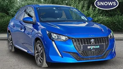 Used Peugeot 208 Allure Premium 131 HP (96 kW) 2021 Blue Hatchback