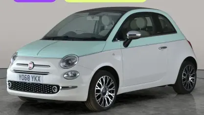 Begagnad Fiat 500C Collezione 69 HK (50 kW) 2019 Vit Cab