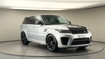 Used Land Rover Range Rover Sport SVR 575 HP (422 kW) 2021 Hakuba silver SUV
