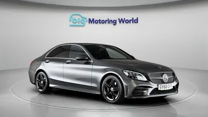 Used Mercedes C200 AMG line 184 HP (135 kW) 2018 Grey Sedan