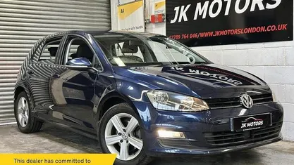 Used VW Golf VII Match 122 HP (89 kW) 2015 Blue Hatchback