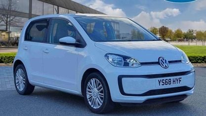Begagnad VW up! move up! 60 HK (44 kW) 2018 Vit Halvkombi